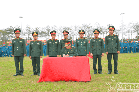 Ban CHPTKV2-Phúc Thọ ra quân huấn luyện năm 2026