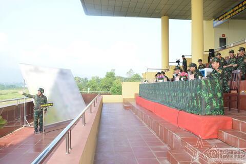 Sơ duyệt diễn tập bắn chiến đấu  “Trung đoàn bộ binh (thiếu) tiến công địch đổ bộ đường không”