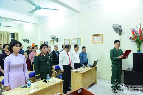 Lễ kết nạp Đảng cho công dân Đinh Quang Huy