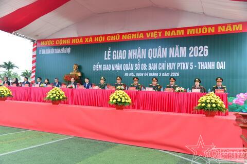 Tổ chức Lễ Giao nhận quân bảo đảm an toàn, trang trọng