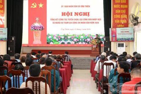 Xã Ứng Thiên tổng kết 3 nhiệm vụ trọng tâm