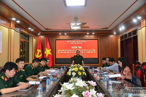 Kiểm tra công tác quản lý, sử dụng đất quốc phòng