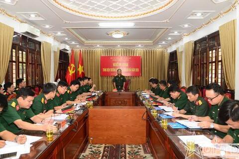 Kiểm tra thực hiện nhiệm vụ 6 tháng đầu năm 2026 đối với Trường Quân sự.
