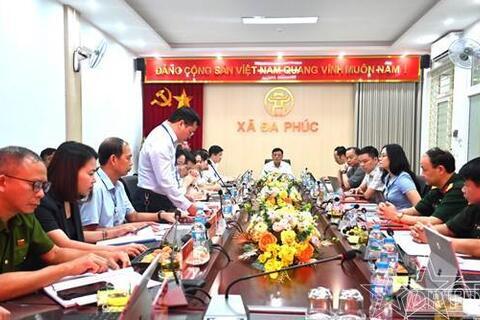 Kiểm tra, giám sát đối với Ban Thường vụ Đảng ủy xã Đa Phúc