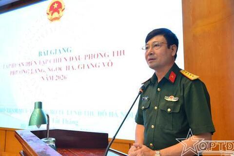 Tập huấn khung diễn tập chiến đấu phòng thủ cụm phường