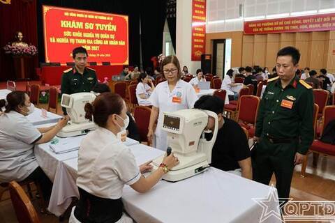 Phường Bồ Đề khám sơ tuyển sức khỏe NVQS năm 2027