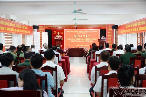 Khai mạc diễn tập chiến đấu phòng thủ