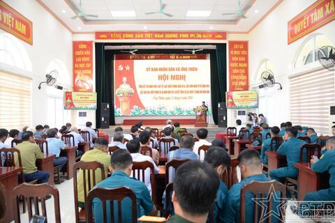 Hoàn thành tốt nhiệm vụ quân sự, quốc phòng 6 tháng đầu năm