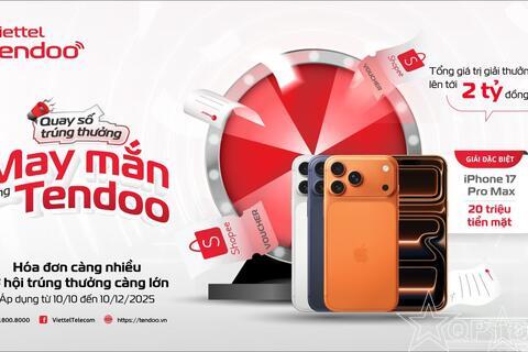Cơ hội trúng thưởng hơn 1.200 điện thoại iPhone 17 và Samsung Galaxy A06 5G khi dùng 5G Viettel