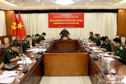 Bộ Tư lệnh Thủ đô hoàn thành toàn diện công tác Tiêu chuẩn-Đo lường-Chất lượng và Đăng kiểm quân sự