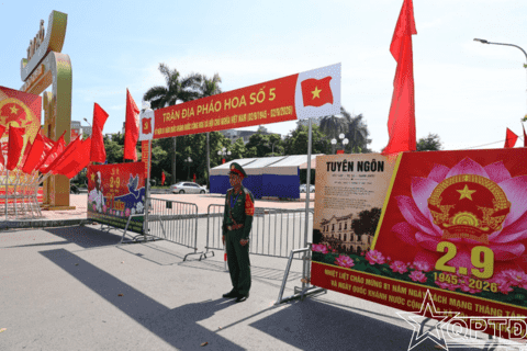 Hà Nội bắn pháo hoa tại 5 điểm nhân dịp Quốc khánh 2/9