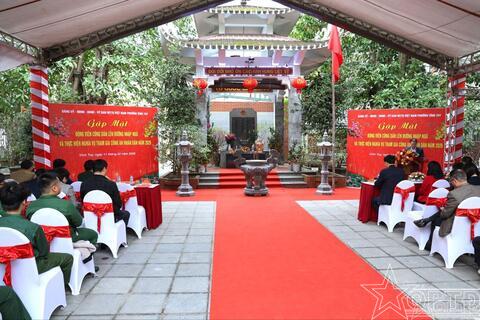 Phường Vĩnh Tuy gặp mặt, động viên công dân lên đường nhập ngũ năm 2026