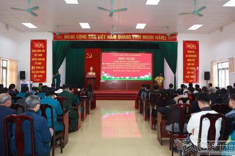 Xã Tam Hưng giao Quyết định gọi công dân nhập ngũ năm 2026