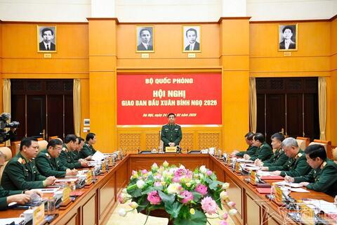 Bộ Quốc phòng tổ chức Hội nghị giao ban đầu Xuân