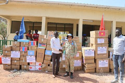 Bệnh viện Dã chiến cấp 2 số 7 hỗ trợ y tế tại Bệnh viện Bentiu