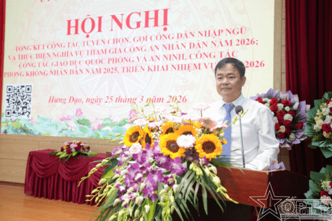 Xã Hưng Đạo tổng kết công tác tuyển quân năm 2026