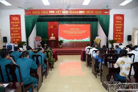 Xã Tam Hưng: Tổng kết công tác tuyển quân, giáo dục quốc phòng-an ninh và phòng không nhân dân