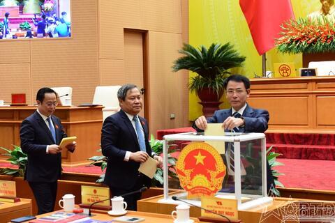 Hà Nội bầu các chức danh chủ chốt HĐND và UBND Thành phố khóa XVII