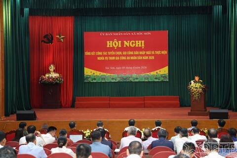 Xã Sóc Sơn tổng kết công tác tuyển quân năm 2026