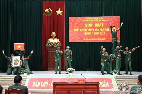 Sinh hoạt Ngày Chính trị và văn hóa tinh thần tại Tiểu đoàn VB-KSQS