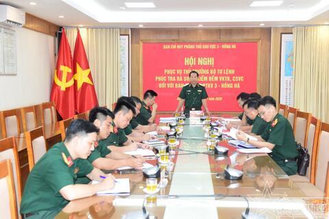 Bộ Tư lệnh Thủ đô Hà Nội phúc tra, kiểm đếm tại Ban Chỉ huy PTKV3 - Hồng Hà