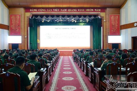 Tập huấn công tác tài chính đối với Ban CHQS cấp xã