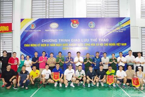Giao lưu thể thao chào mừng kỷ niệm 81 năm Quốc khánh 2-9