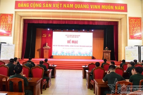 Bế mạc Hội thi Tiểu đoàn trưởng, Chính trị viên Tiểu đoàn năm 2026