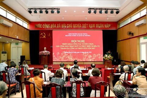 Phường Hai Bà Trưng triển khai công tác tuyển quân năm 2027