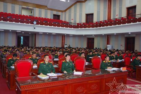 Tập huấn công tác tài chính sau khi tổ chức lại Ban CHQS cấp xã